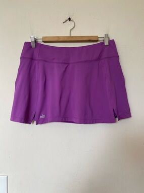 ALO Yoga Active Skort Golf Tennis Purple Sz Large